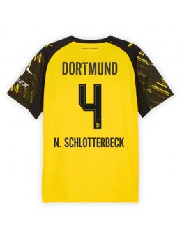 Billige Borussia Dortmund Nico Schlotterbeck #4 Hjemmedrakt 2025-26 Kortermet